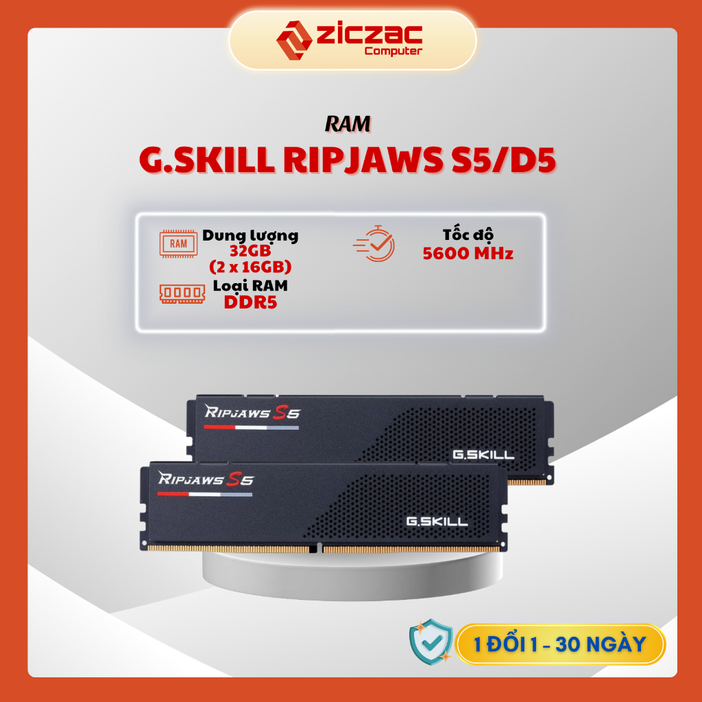 Gskill Ripjaws S5 DVD5 32GB (16GBx2) 6000HC 內存 - 正品