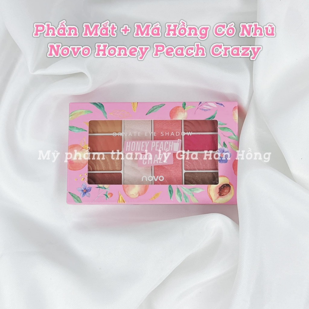 [Date 2026] Novo Honey Peach Craze 10盒眼影腮紅帶閃亮乳液