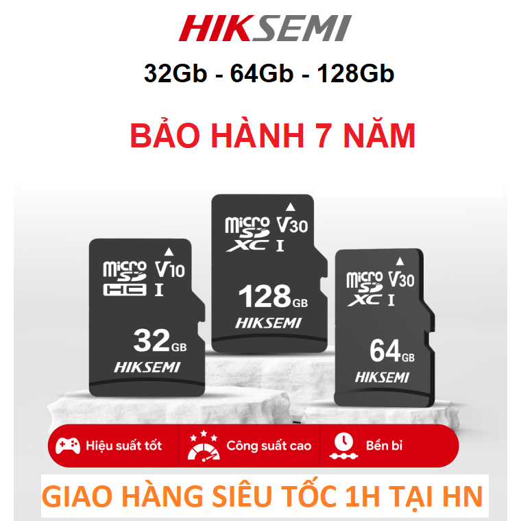 Hiksemi 32Gb 64Gb 128GB 92MB /s Micro SD 存儲卡 - 正品