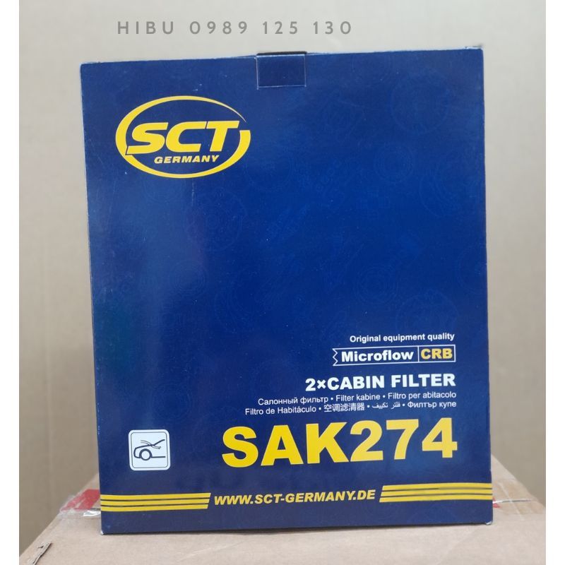 空調濾清器 SCT-德國 SAK274 車廂適用於寶馬 520i、523i、528i、640i、730i、740i; V