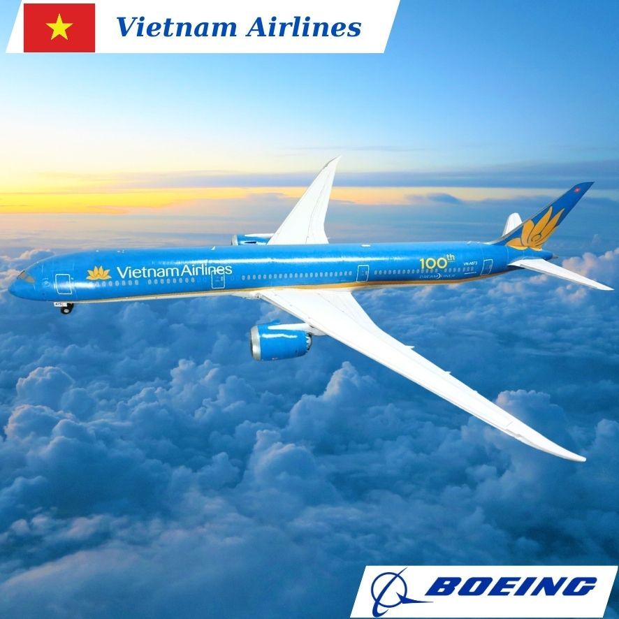 商用飛機紙模型 BOEING 787-8 Dreamliner VNA