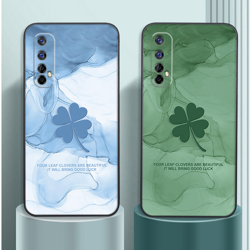 Realme 7 / Realme 7 Pro 手機殼,帶 4 葉草,好運,可愛又便宜