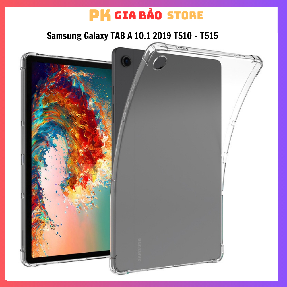 三星 Galaxy TAB A 10.1 2019 T510 - T515] 高品質防震透明 TPU 矽膠平板電腦保護套