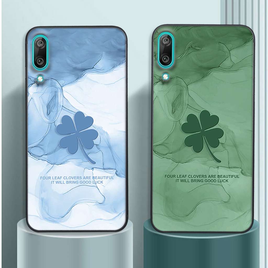 華為 Y7 Pro 2019 / P20 手機殼帶 4 葉草,好運楓葉,美觀便宜