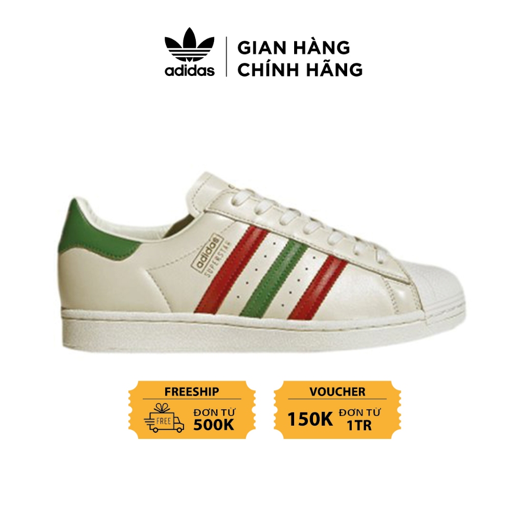 【正品】阿迪達斯 Superstar'off White Scarlet Green' FZ5435 鞋子