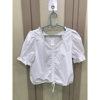 2hand 白色襯衫尺寸 55-58 公斤日本製造,新高度真實照片