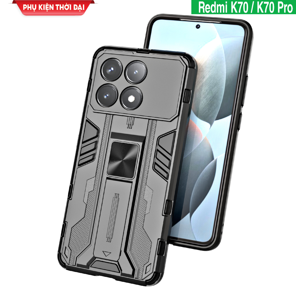 Redmi K70 / K70 Pro 鋼鐵俠 ver 3 防震殼帶電影後蓋全面保護