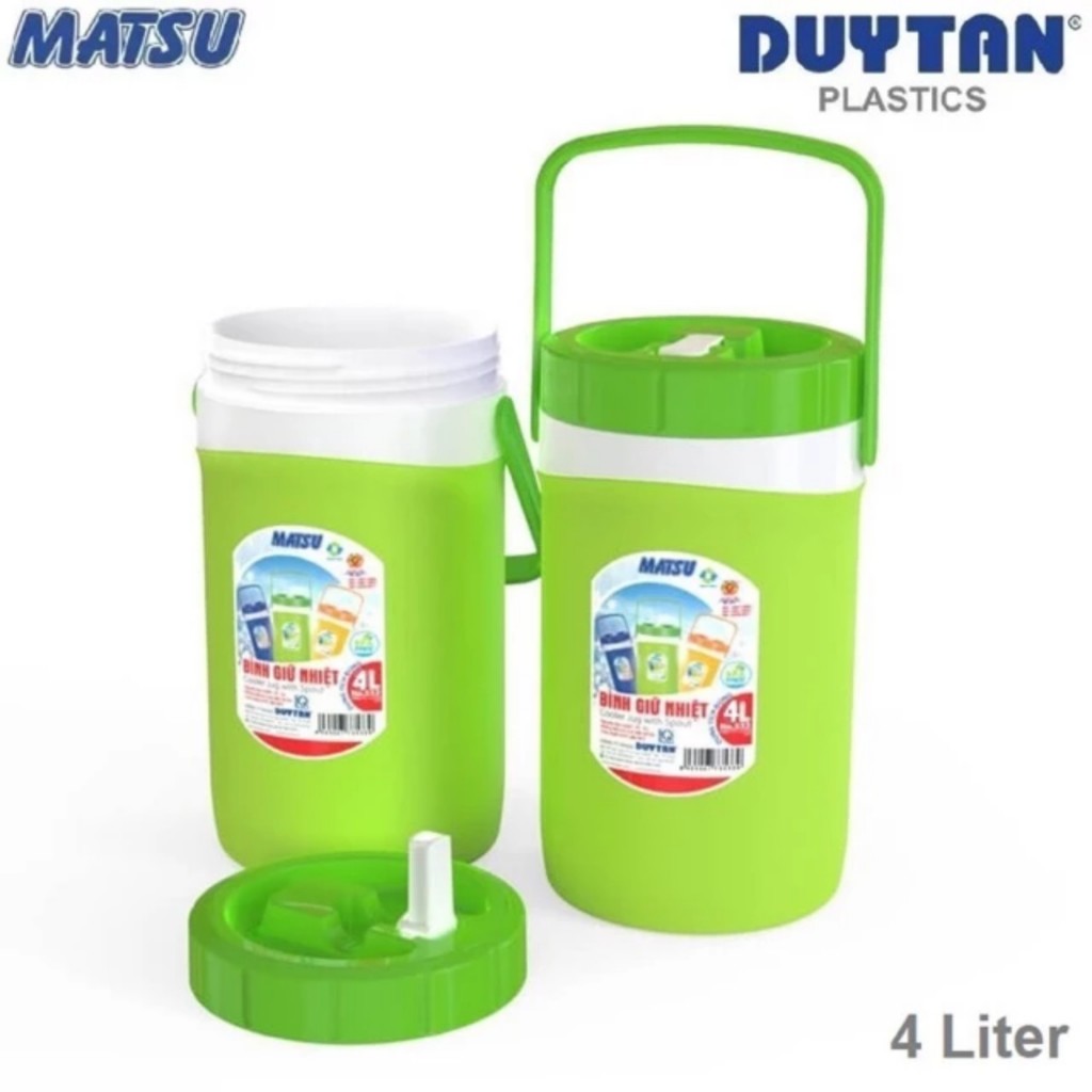 Duy Tan 4L 保溫瓶有方便的蓋子填充軟管 - No.534(越南商品,高品質,安全)