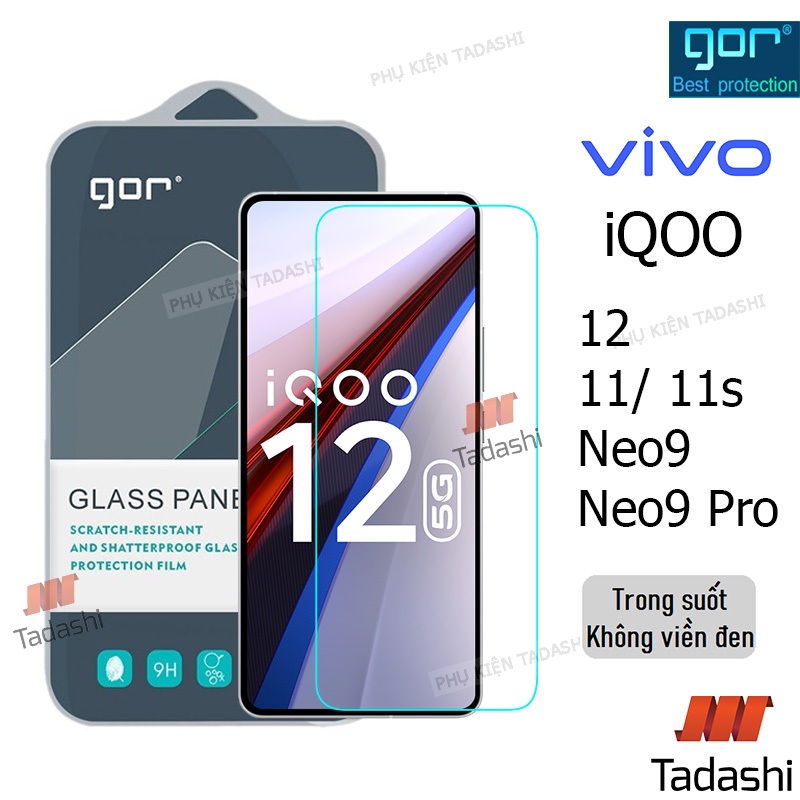 Gor Vivo iQOO 12、iQOO 11 / 11s 鋼化玻璃、iQOO Neo9 / Neo9 Pro / N