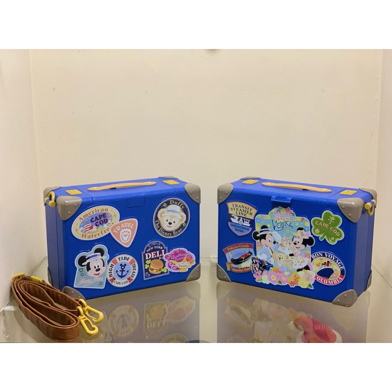 (二手)玉米盒,迪士尼東京人物手提箱模型 20 厘米高