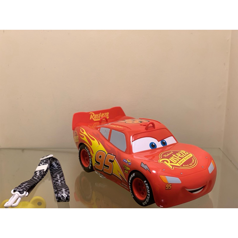 (二手)玉米盒,McQueen 30 厘米長汽車迪士尼正品手推車模型