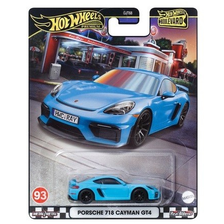 Hot Wheels 高級保時捷 718 Cayman GT4 模型車