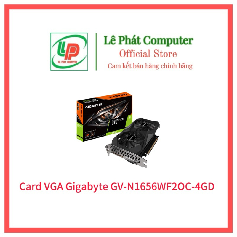 技嘉 GTX 1650 D6 WINDFORCE OC 4GB 顯卡 Gdr6 (GV-N1656WF2OC-4GD)-