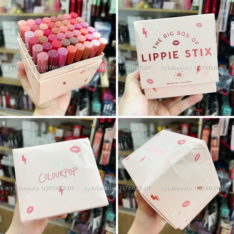 Color Pop 大盒 Lippie Stix 48 全尺寸口紅套裝