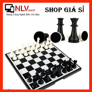高級磁鐵國際象棋套裝,黑白國際標準 - 智力玩具套裝,教育 - 娛樂國際象棋