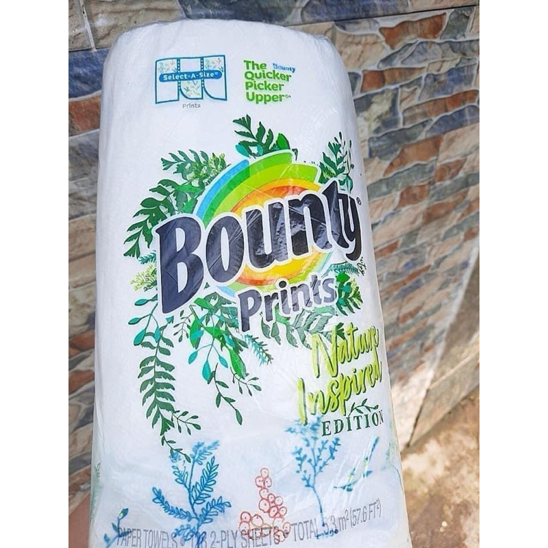 Bounty Advanced 美式捲紙巾 430cm 107 張,美式紙巾卷,廚房濕巾,擦手,多功能吸油紙 - SWO