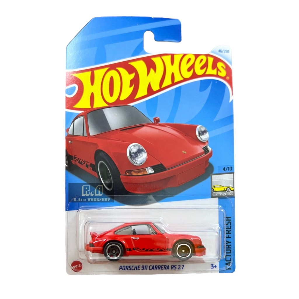 Hot Wheels 正品 Porsche 911 Carrera RS 2.7 (Box 2024) 紅色