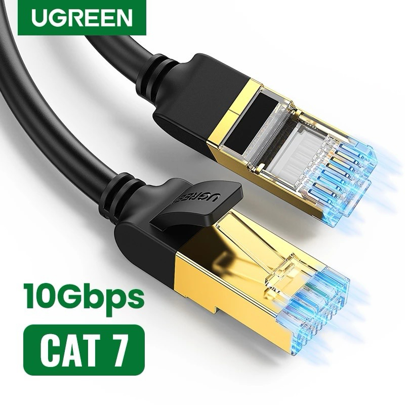 網線 Cat7 UGREEN NW107 FTP 速度 10Gbps 600Mbps,抗干擾 - 正品