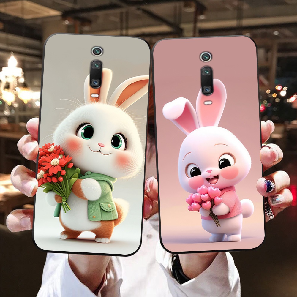 小米 redmi k20 / mi 9t / redmi k30 / redmi k30 pro 手機殼,帶超可愛兔子印