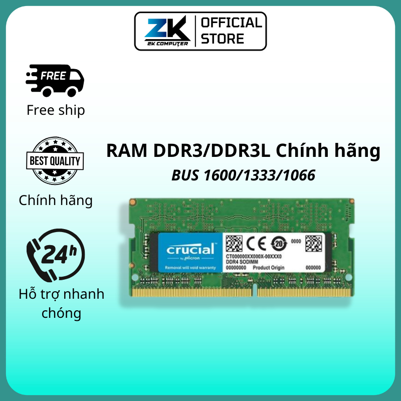 筆記本電腦零售 DDR3、DDR3L 2GB、4GB、8GB Bus 1600 / 1333 / 1066 - 移除 9