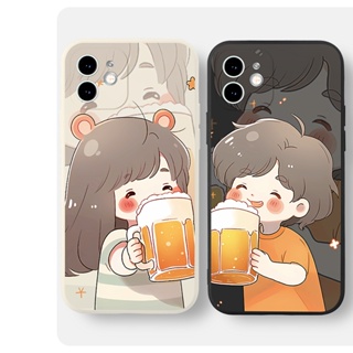 Iphone Case 情侶喝啤酒太酷了 iphone 6 7 8 plus xsmax 11 12 13 14 15