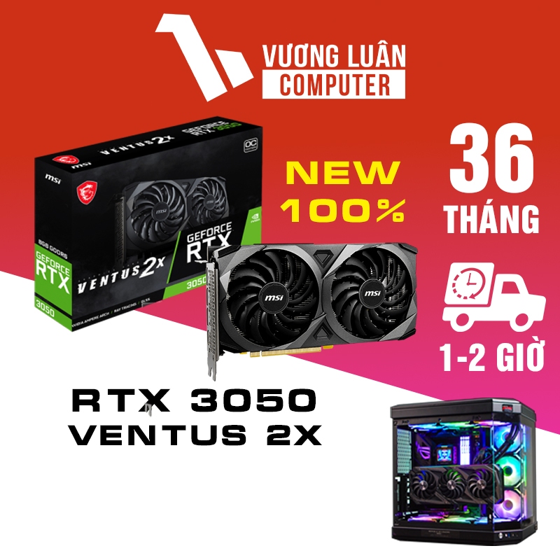 Vga MSI GeForce RTX 3050 VENTUS 2X 6G OC 顯卡(正品36個月)