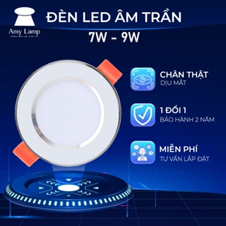 7w 9W Led 吸頂燈,模壓底座,1 色 3 色燈,筒燈,