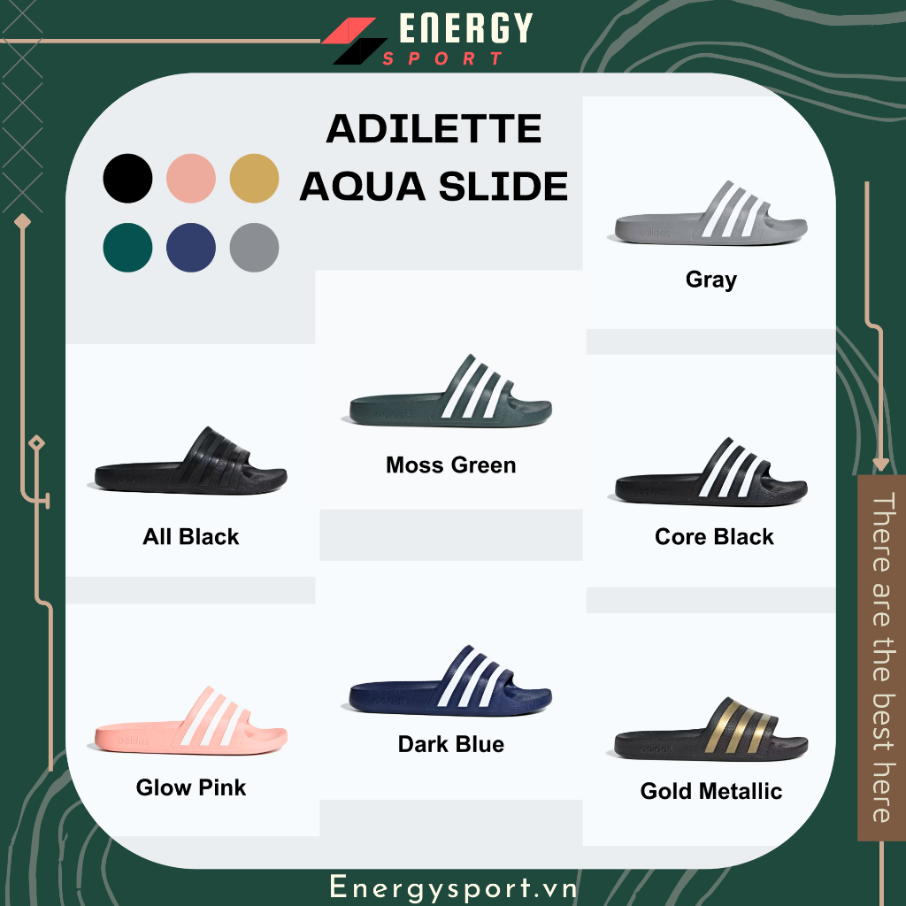阿迪達斯 Adilette Aqua Slides 中性運動鞋 F35543 F35550 F35542 F35538