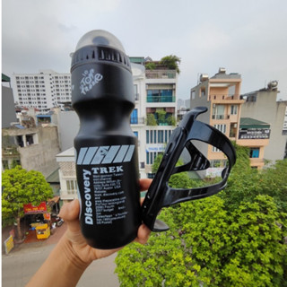 (包括市場價格) 750ml 塑膠運動水壺組合帶塑膠水架自行車