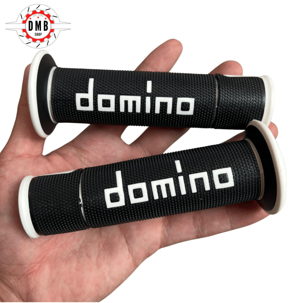 Domino 黑色/白色 A450 摩托車手套