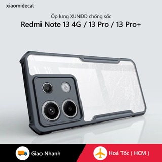 Xundd Redmi Note 13 4G / Note 13 Pro / Note 13 Pro+ 5G 透明後蓋,