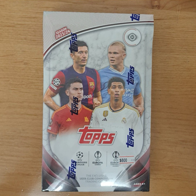 Topps UEFA COMPETITION HOBBY BOX 2024 足球卡盒(熱銷商品)
