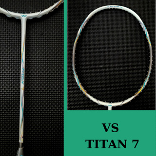 正品 VS Titanium 7 羽毛球拍,適合所有人玩耍的靈活球拍