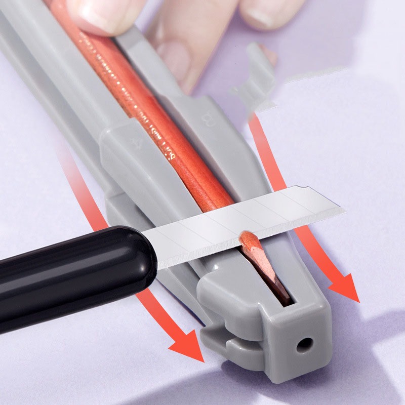 4面眉筆卷筆刀,用於撕裂鉛和木體鉛,纖維飛濺專業