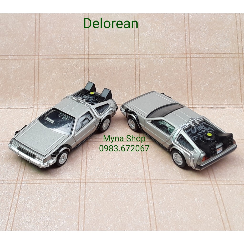 無盒 tomica 靜態模型玩具,Delorean,優質無限 No.07