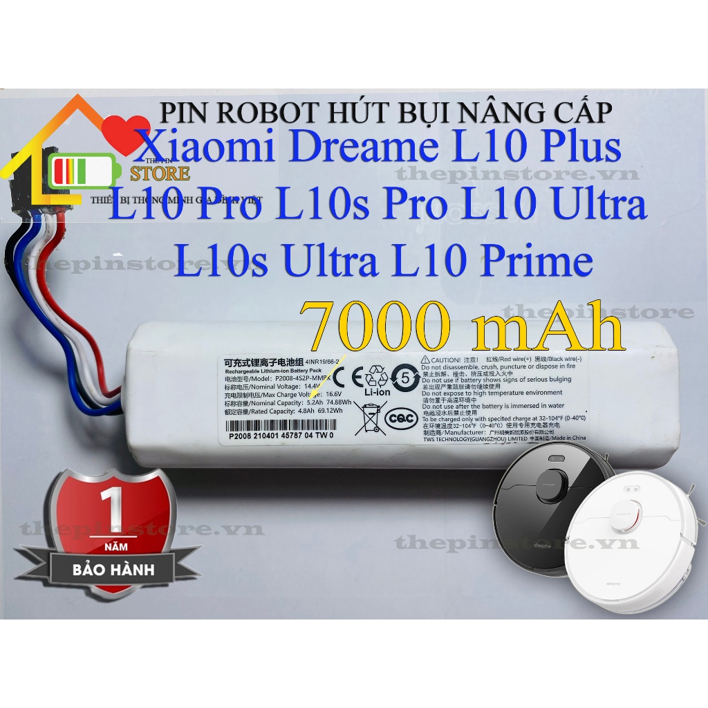 【7000毫安容量】小米夢L10 Plus L10 PRO L10S PRO L10 ULTRA L10S ULTRA