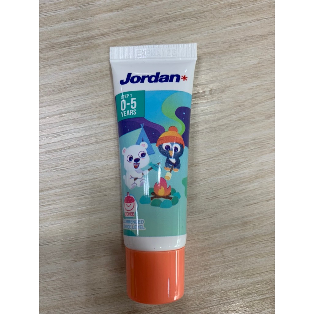 - 0-5 歲兒童牙膏 Jordan Step 1, 20g 面料