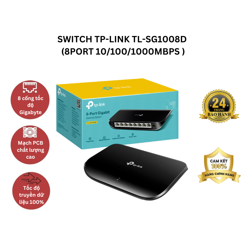 TP-LINK SWITCH 網絡設備 TL-SG1008D