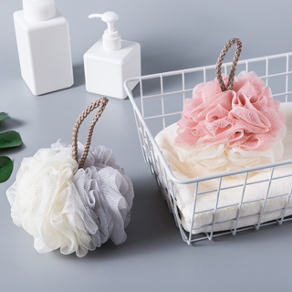 高品質圓形沐浴棉 2 種顏色 - 超柔軟泡沫 - 去角質