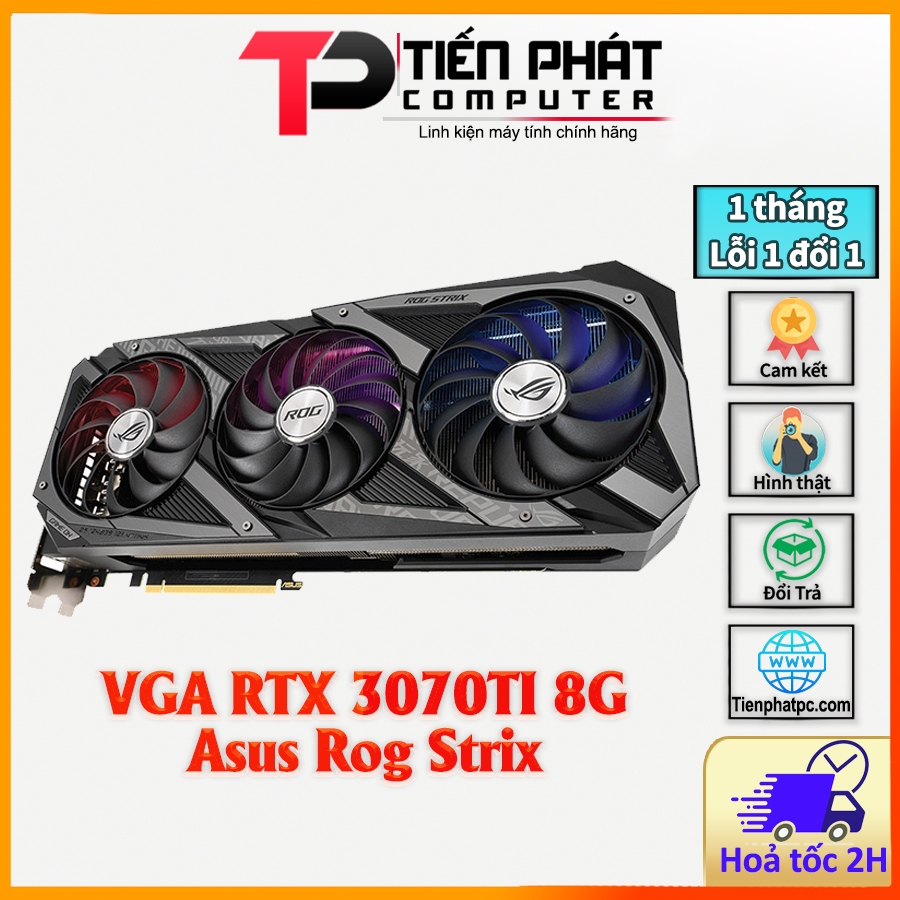 Vga Asus RTX 3070Ti 8G Rog Strix Gaming 全新 - 正品