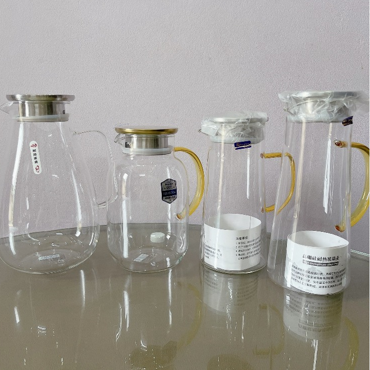 優質玻璃水瓶,耐熱性好,從 -20 到 400 度 C 透明豪華
