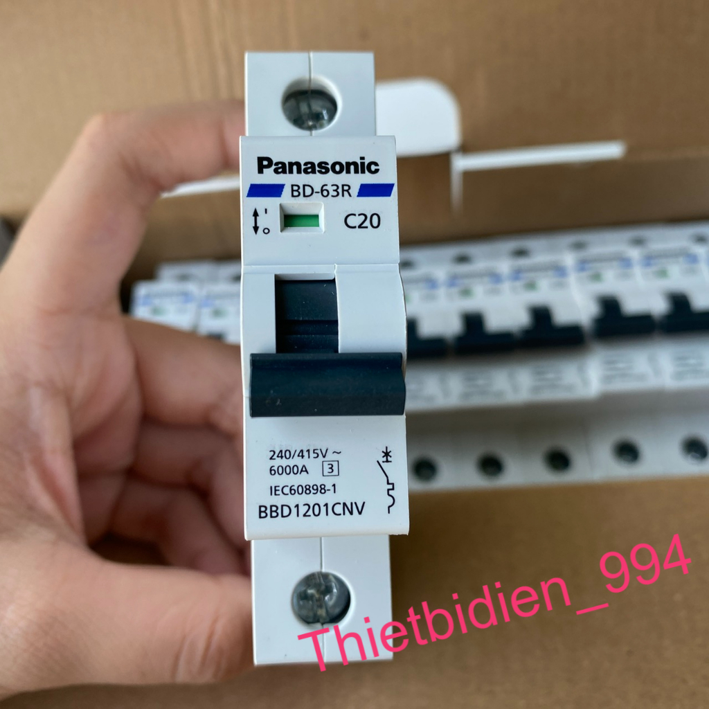 Mcb Panasonic 1P 20A BBD1201CNV 過載自動斷路器