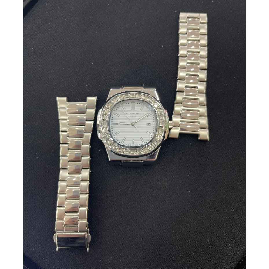 百達翡麗男士手錶錶帶尺寸 26 毫米不銹鋼錶帶,錶帶,高級美觀便宜的錶帶進口