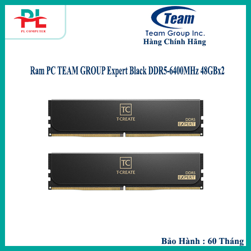 Pc TEAM GROUP Expert 黑色 DVD5-6400HC 48GBx2 Ram - 正品