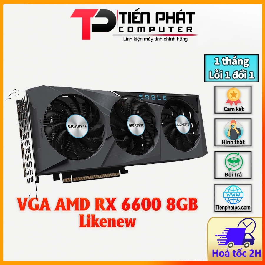 Vga - RX 6600 8G DDR6 LIKENEW 顯卡 - 正品