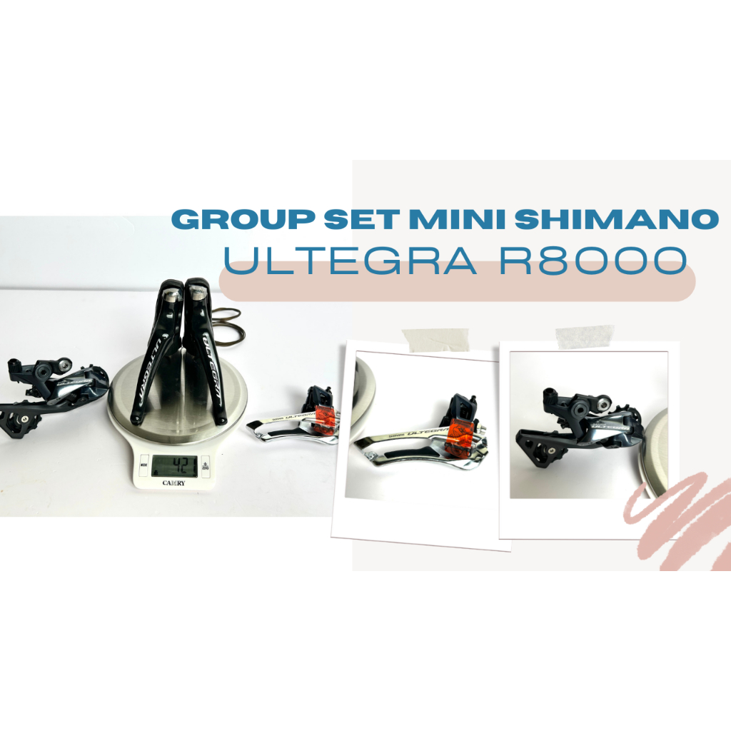 組設置 SHIMANO ULTEGRA R8000 3 握手 + 主題 + 到光盤 - SHIMANO ULTEGRA