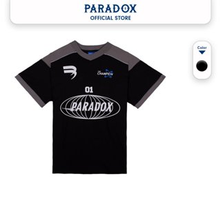 Paradox 寬型 t 恤 - 中性 - 印花 - SPHERE JERSEY - 黑色