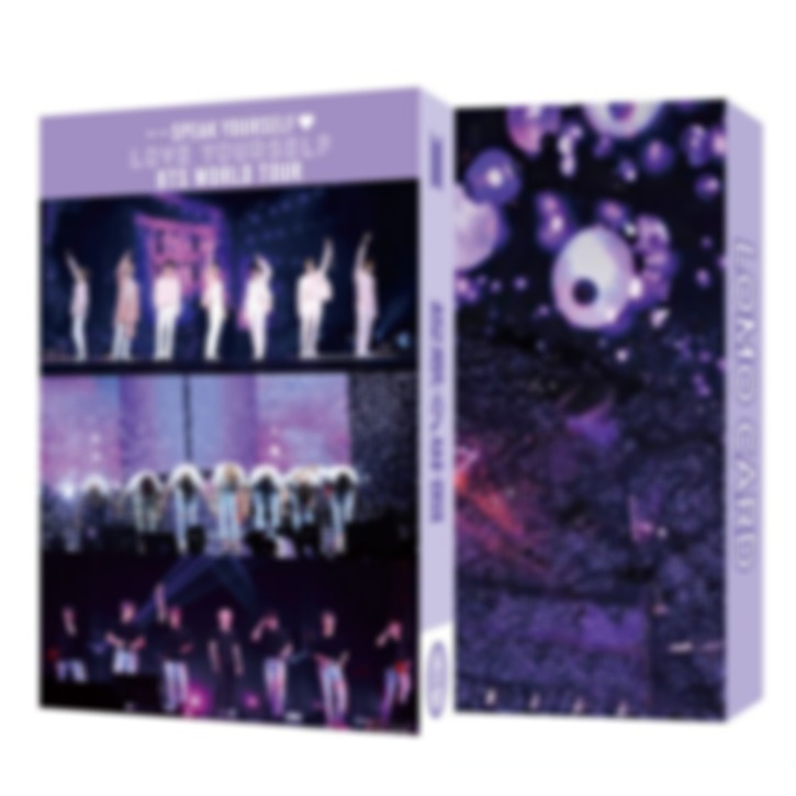 Lomo 卡片 BTS 圖片盒 BTS BTS Group 30 圖片,紫色