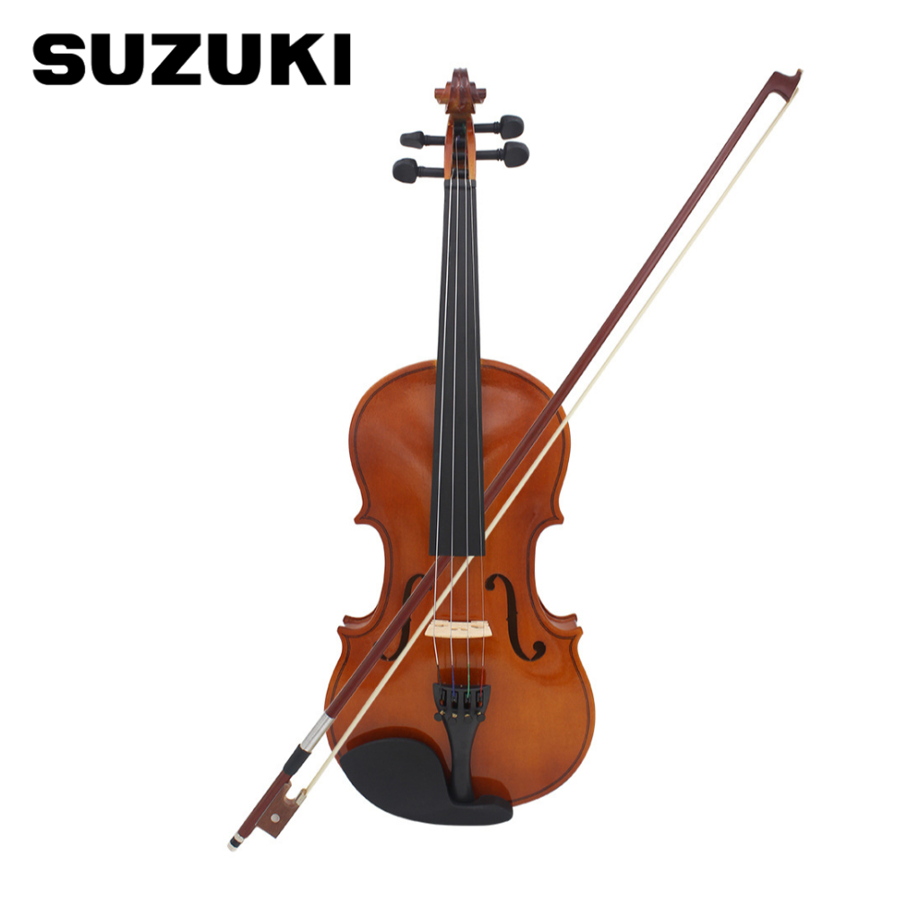 小提琴、玻璃紙、小提琴 - Suzuki SI-105 (SI105) - 天然拋光,尺寸 4 /4,優質 Sam Wo