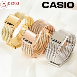 卡西歐網眼鋼錶帶由普通男士網眼錶帶製成鋼錶帶